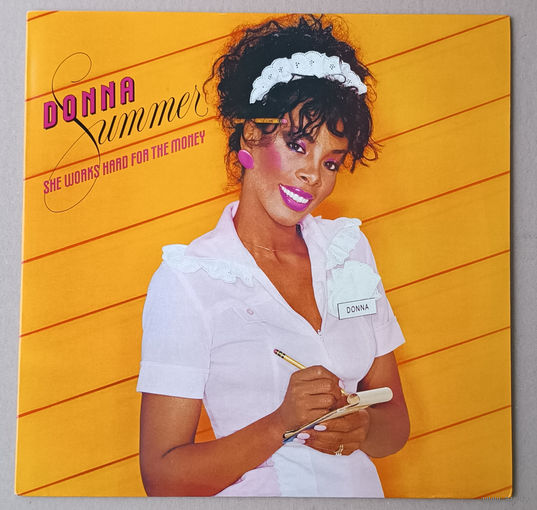 DONNA SUMMER - SHE WORKS HARD FOR THE MONEY USA 1983 винил LP)