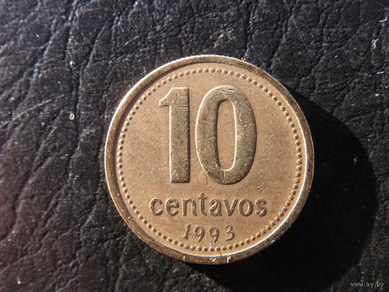 Аргентина. 10 сентаво. 1993. С 20 копеек. Распродажа коллекции. Смотрите другие лоты.