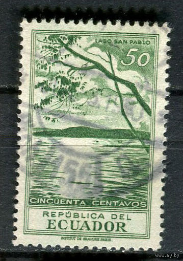 Эквадор - 1950 - Озеро - [Mi. 750] - полная серия - 1 марка. Гашеная.  (LOT FP40)-T10P34
