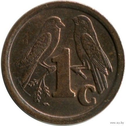 ЮАР 1 цент, 1991 UNC