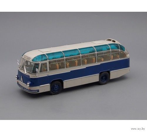 ЛАЗ 695Б городской Ультрамарин (1956), зелено-серый