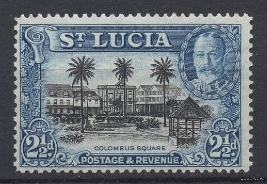 1936 Сент-Люсия /St Lucia* 2,5d  Георг V