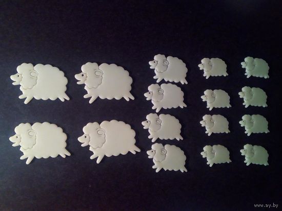 Светящиеся в темноте барашки овечки