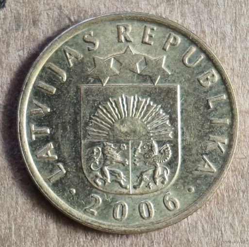 Латвия 2-я республика 5 сантимов, 2006 г., KM# 16