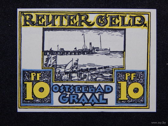 Германия Нотгельд 10 пфеннигов 1922г.UNC