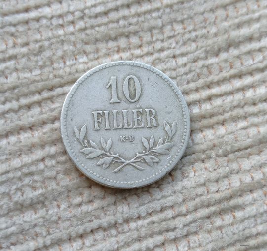 Werty71 Венгрия 10 филлеров 1915