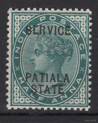 1891 Индия Patiala** Королева Виктория  служебная SG#08
