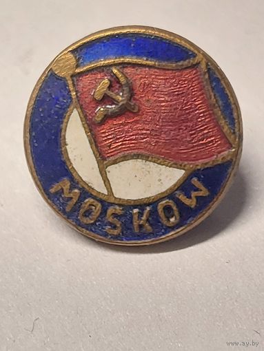 Знак фестиваль 1957г версия на английском языке