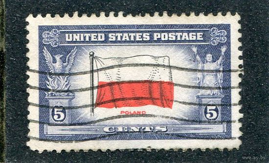 США. Флаги стран, участников второй мировой войны. Польша