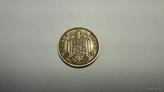 1 песета 1966 г. Испания. Внимательно читайте объявление.