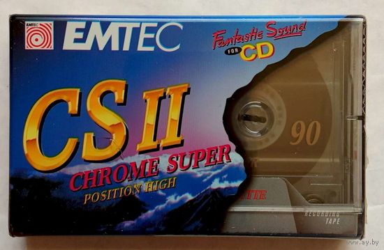 Аудиокассета EMTEC CSII CHROME SUPER 90 запечатанная