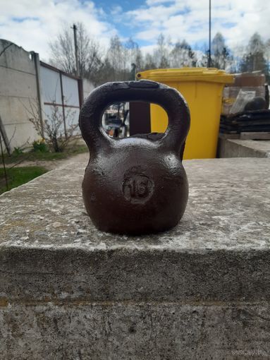 Гиря 16 кг (колокол)