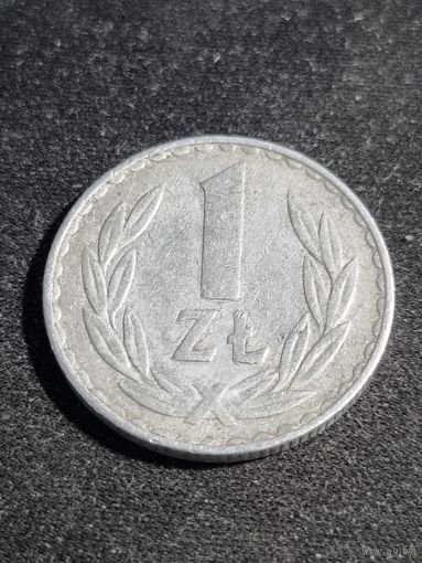 Польша 1 злотый 1977