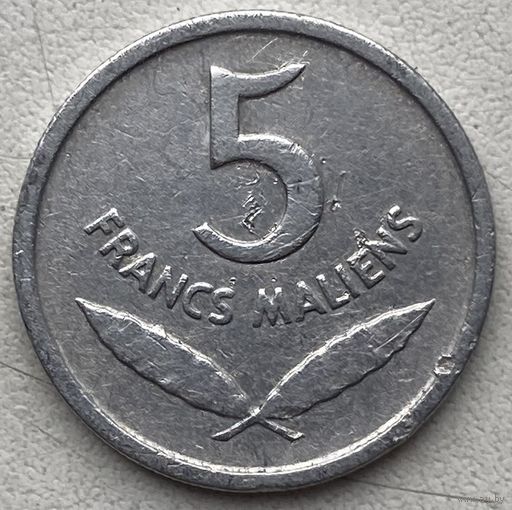 Мали 5 франков 1961 г.
