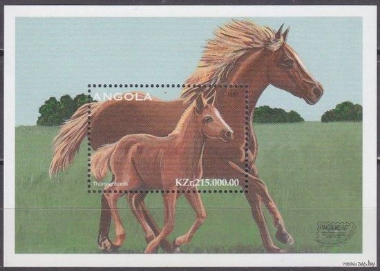 1997 Ангола фауна Лошади  MNH