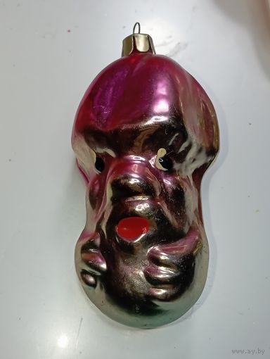 Ёлочная игрушка  - Дедок Боровичек . СССР  .