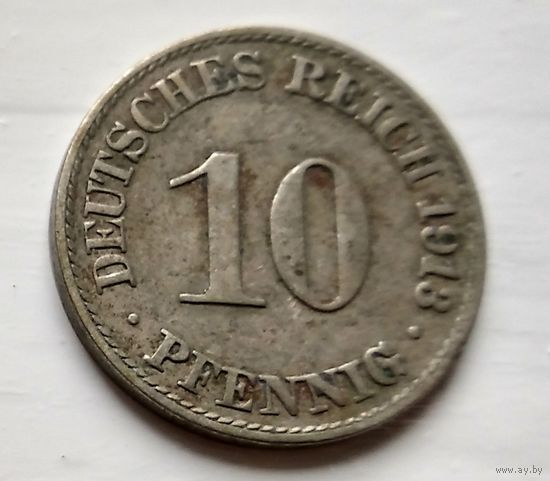 Германия 10 пфеннигов, 1913 A - Берлин 2-1-40