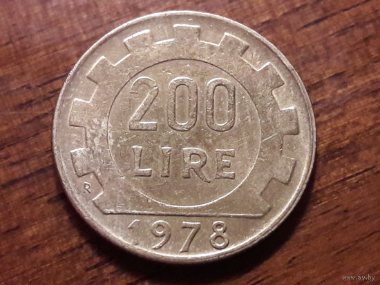 Италия 200 лир 1978