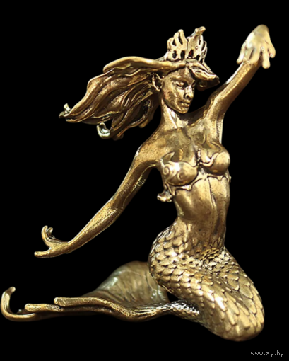 Статуэтка Русалка Латунь
