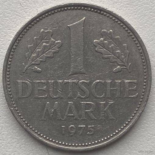 Германия 1 марка 1975 г. G