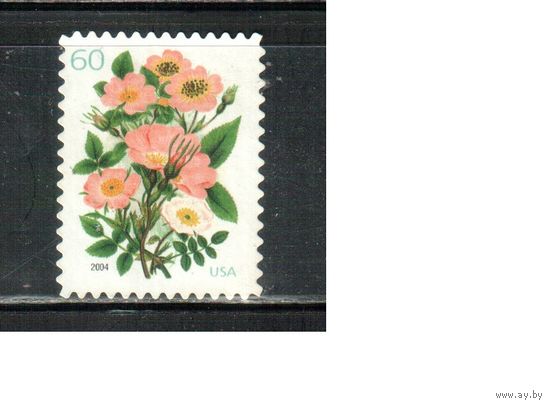 США-2004 (Мих.3814) , * (без клея), Флора, Цветы,