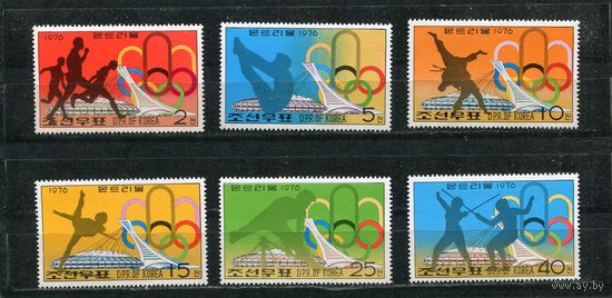 КНДР. Летние олимпийские игры в Монреале. Серия с зуб. 13.5