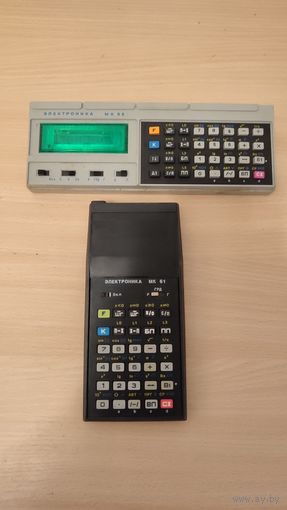Калькуляторы Электроника мк-52,мк-61.Одним лотом.