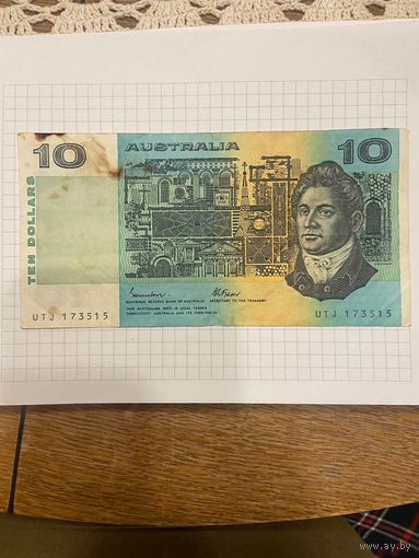 Австралия 10 долларов 1966г.-1101
