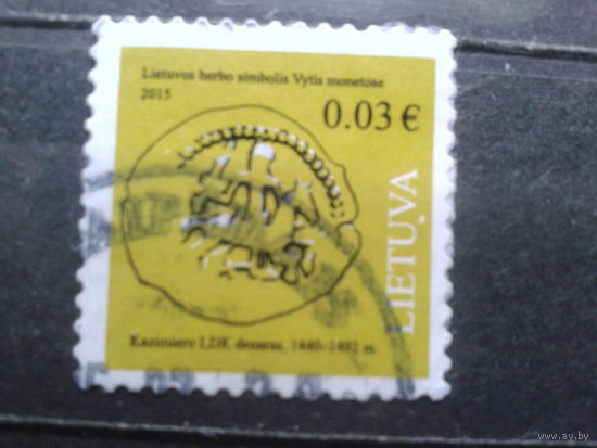 Литва 2015 Стандарт 0,03 евро