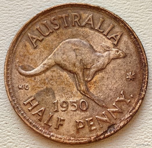 Австралия 1/2 пенни 1950