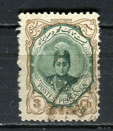 Персия (Иран) - 1911/1922 - Султан Ахмад-шах 3Ch - [Mi.307] - 1 марка. Гашеная.  (LOT GN37)-T3P44