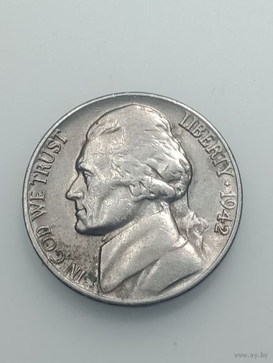 США 5 центов 1942 года .