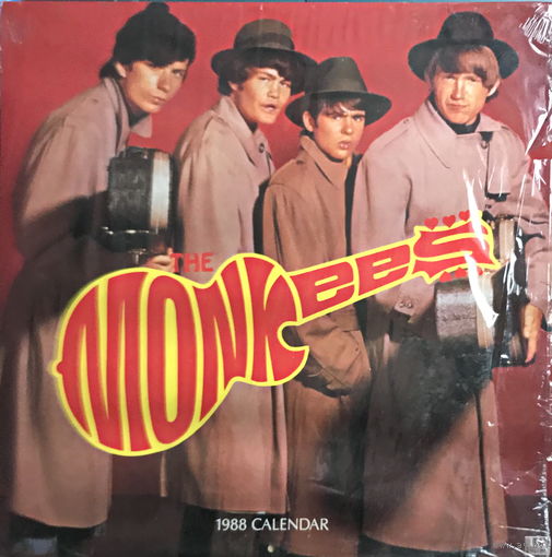 КАЛЕНДАРЬ НАСТЕННЫЙ ПЕРЕКИДНОЙ, THE MONKEES 1988 г.