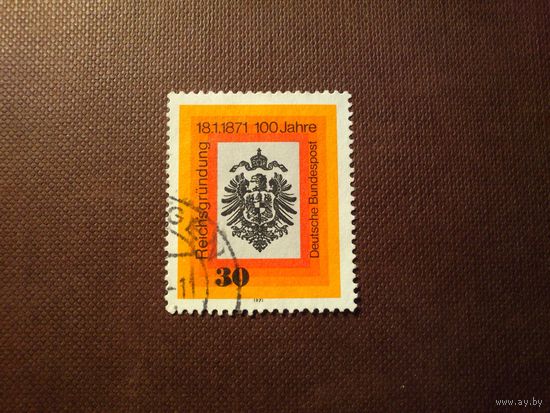 Германия .ФРГ 1971 г.Герб.Императорский орел ./30а/