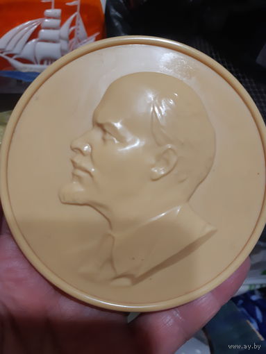 Ленин панно на стену, сувенир плакетка. Редкая..