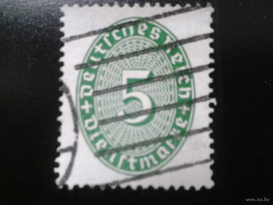 Германия 1927 служебная марка