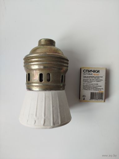 Патрон электрический под лампу 2000 вт с большим цоколем (Е40) из СССР