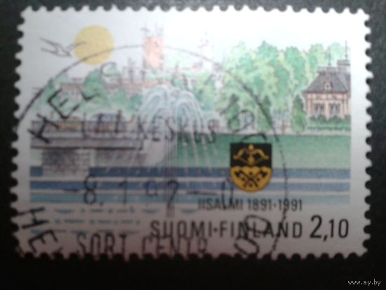 Финляндия 1991 герб города Лисалми