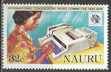 Науру. 50 лет Международному радиокомитету. 1978г. Mi#196.