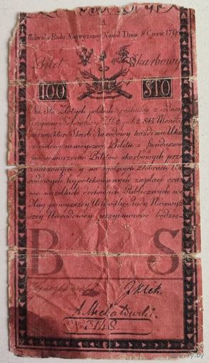 Польша 100 злотых 1794г (копия)