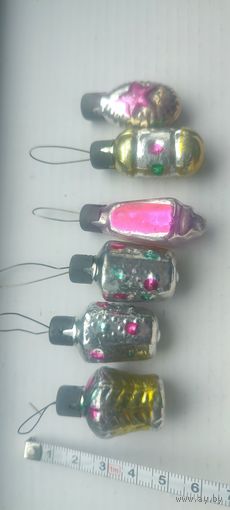 Новогодние мини игрушки СССР