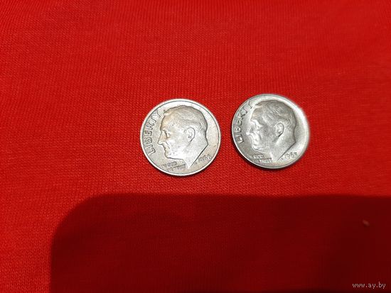 10 центов 1965, 1966 год США