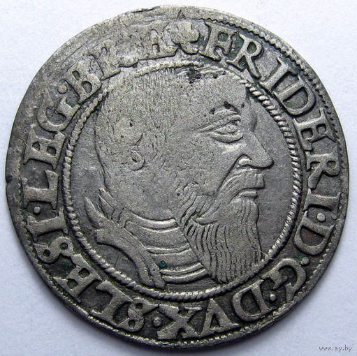 Грош 1545 Селезия Фридрих II Легница