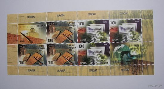 Марки РБ. Европа. Письмо. Буклет.