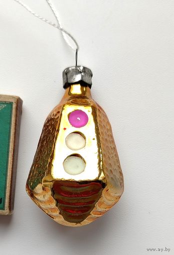 Ёлочная игрушка. Светофор. Н-30.