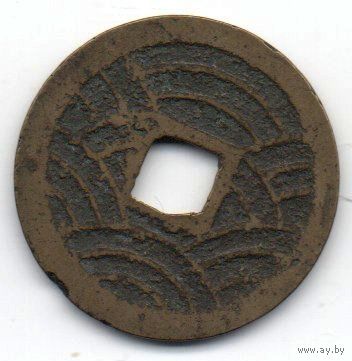 СЁГУНАТ ТОКУГАВА. 4 МОНА 1768. 21 ВОЛНА. РЕДКАЯ.