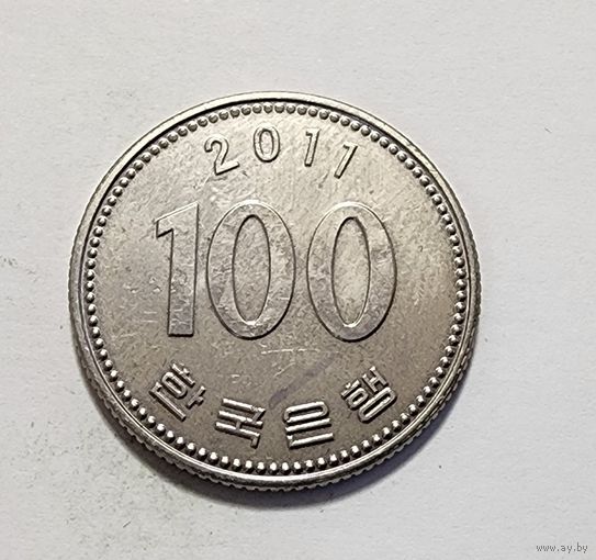 Южная Корея 100 вон, 2011