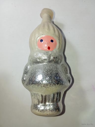 Ёлочная игрушка , Укутышь - ребенок в шубке СССР .