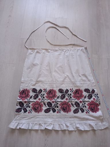 Фартук, передник,  вышитый старинный