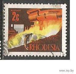 Родезия. Литейное производство. 1970г. Mi#89.